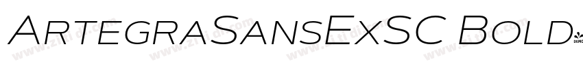 ArtegraSansExSC Bold字体转换